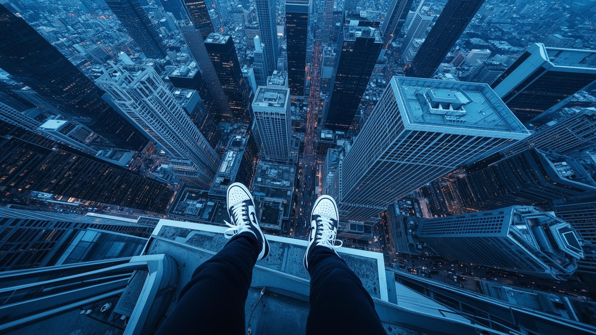City aerial view