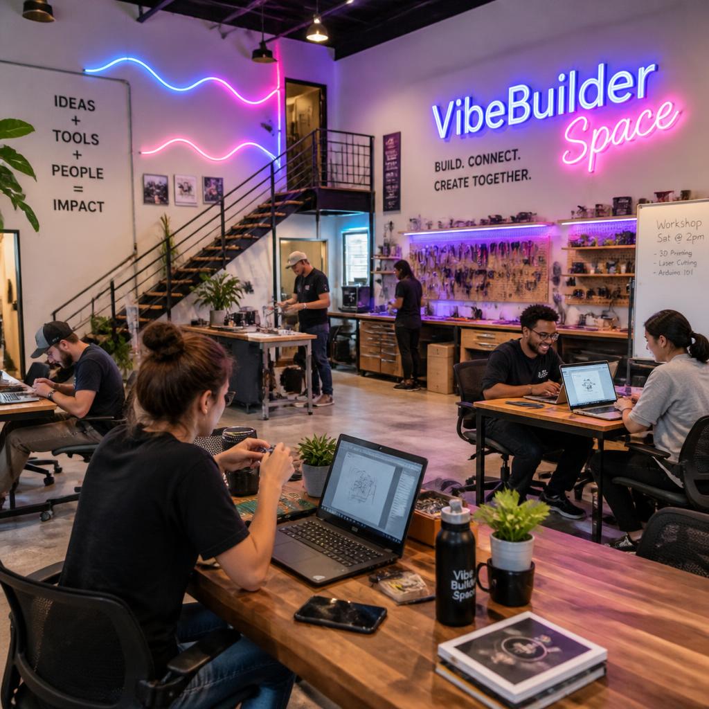 VibeBuilder Space Web Site