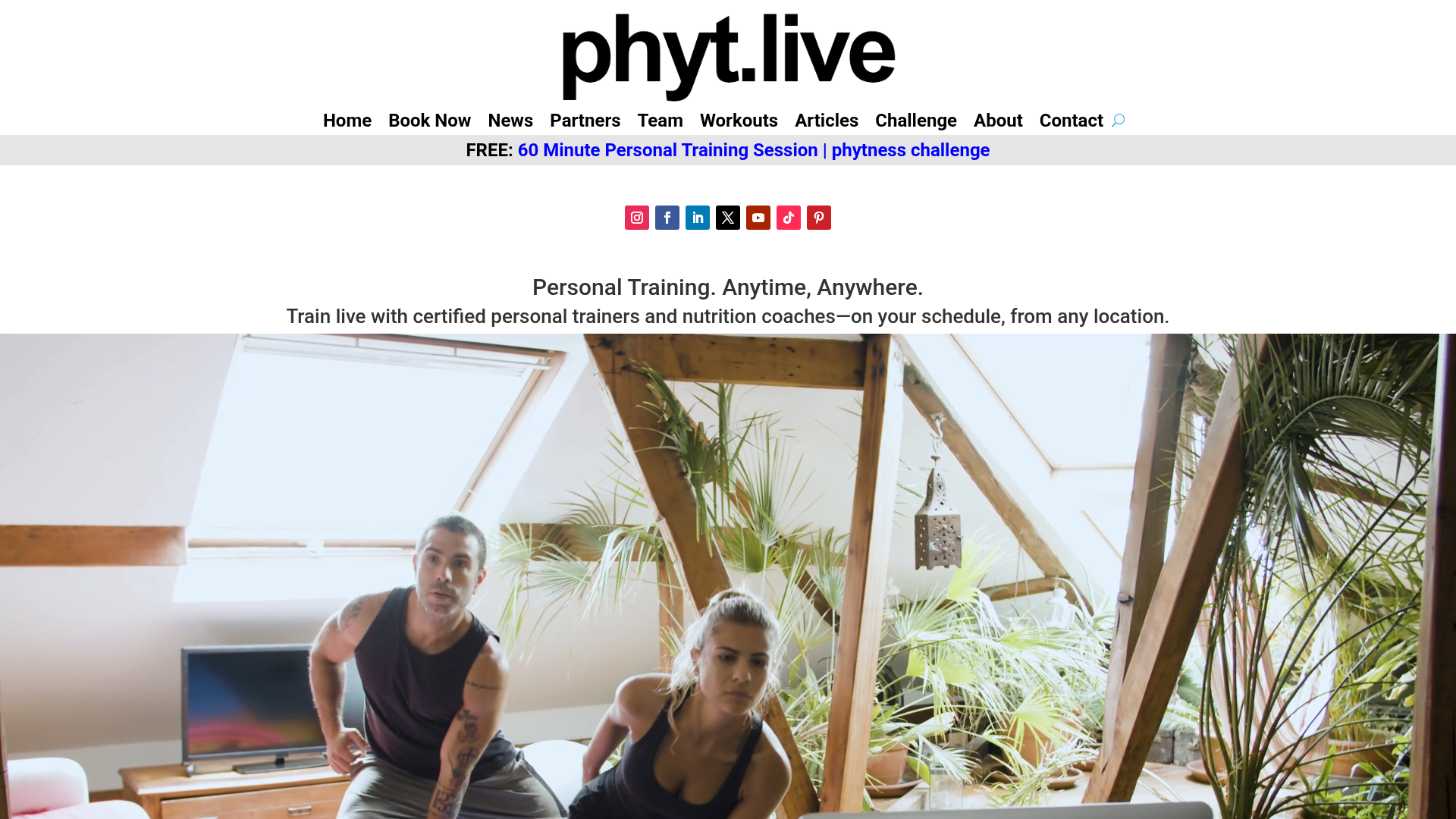 phyt.live website screenshot